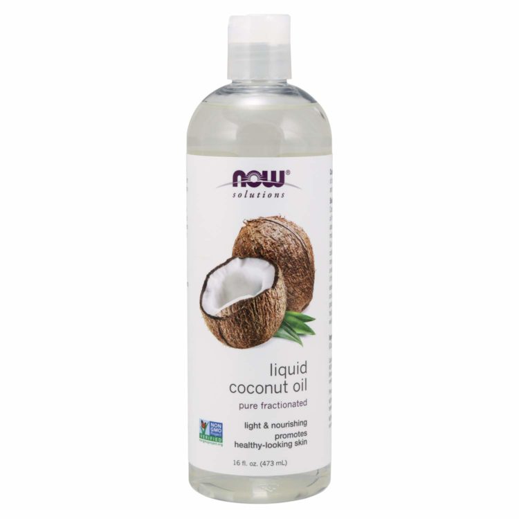coconut oil in bottle