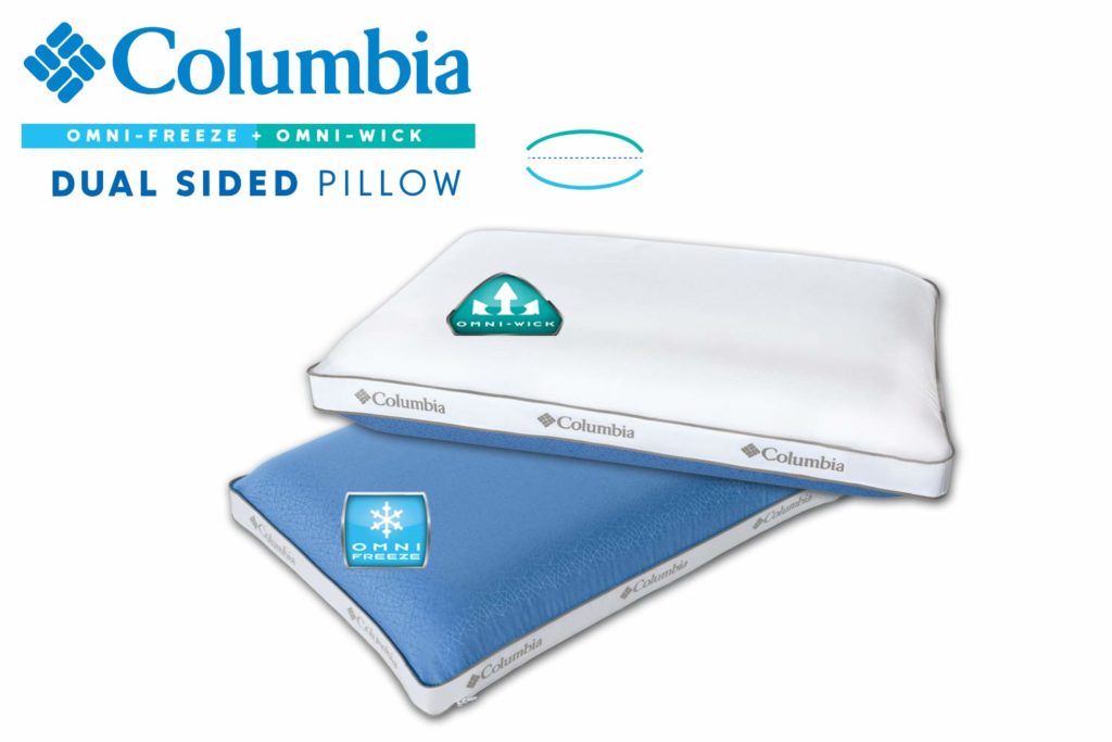 Columbia cooling memory foam pillow