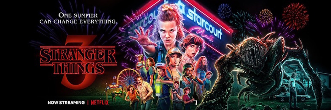 'Stranger Things' Season 3 Includes Trigger Warning for Strobe Lights Stranger Things season 3 banner