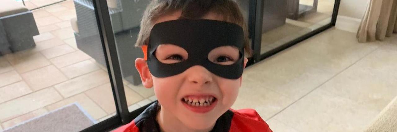 Scripting Helps My Son on the Autism Spectrum Communicate Better Little boy wearing costume of the Incredibles