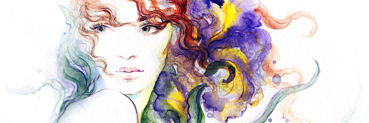 Why I Need You to Call Me By My First Name as I Cope With Trauma beautiful woman. fashion illustration. watercolor painting