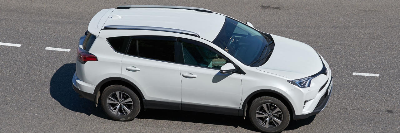 Signs It May Be Time to Stop Driving If You Have a Disability Toyota RAV4 on a road.