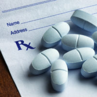 Hydrocodone acetaminophen tablets lying on a prescription form. Hydrocodone is a popular prescription semi-synthetic opioid that is used to treat moderate to severe pain. Hydrocodone is said to be one of the most common recreational prescription drug