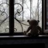 silhouette of teddy bear