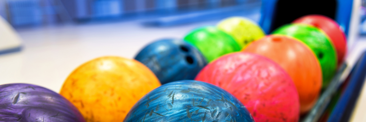 5 Ways I Connect Bowling to My Eating Disorder Recovery colorful bowling balls