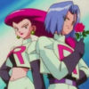 jessie and james from Pokemon and Mojo Jojo from The Powerpuff Girls