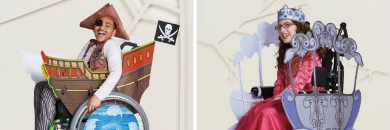 Target Unveils Halloween Costumes for Kids in Wheelchairs Target's adaptive Halloween costumes