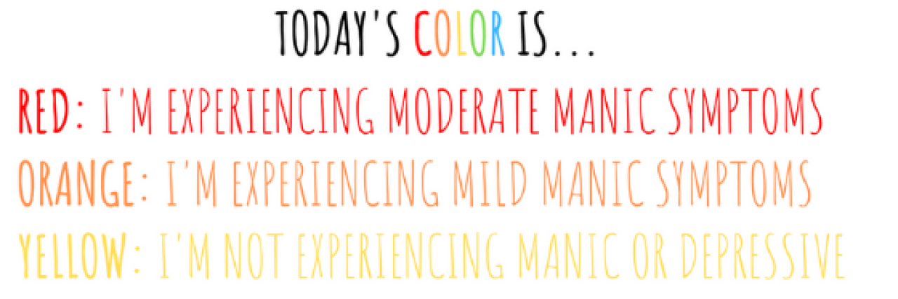 Chart Used to Explain Mood Changes to Others