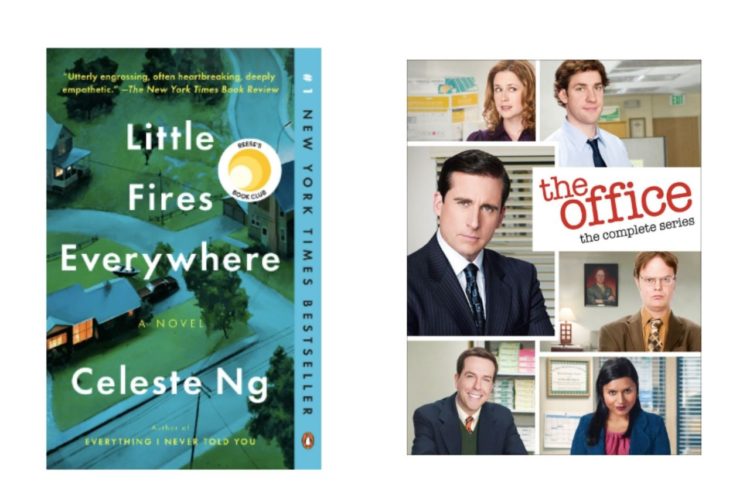 little fires everywhere book and the office box set