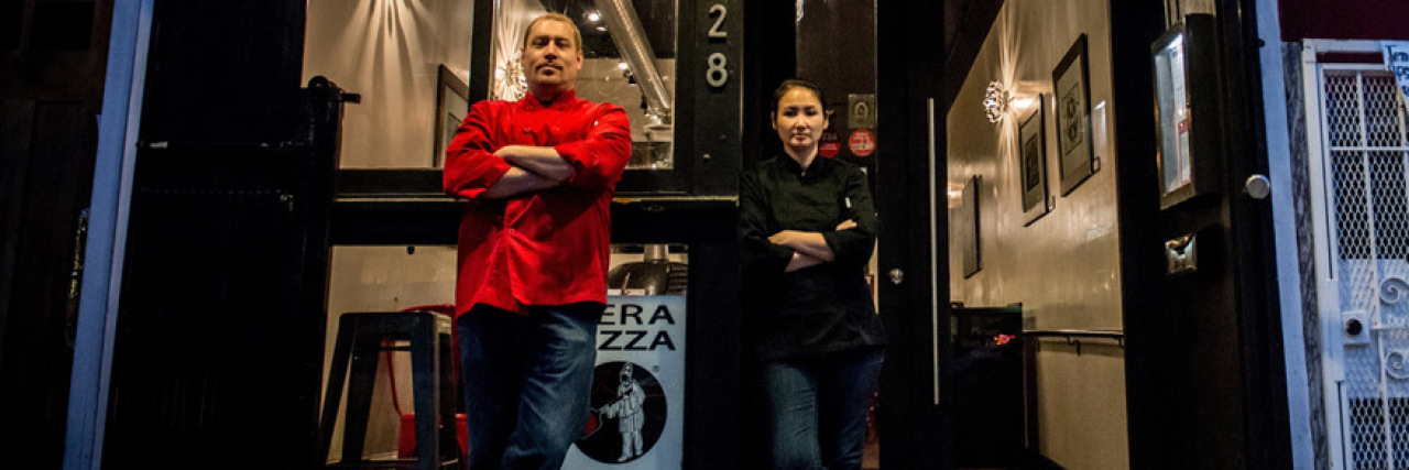 Melody and Russ Stein, Founders of Mozzeria at the San Francisco location