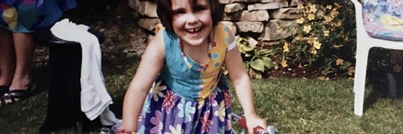Letter to My Childhood Self With Cerebral Palsy Mary-Elaine as a child.