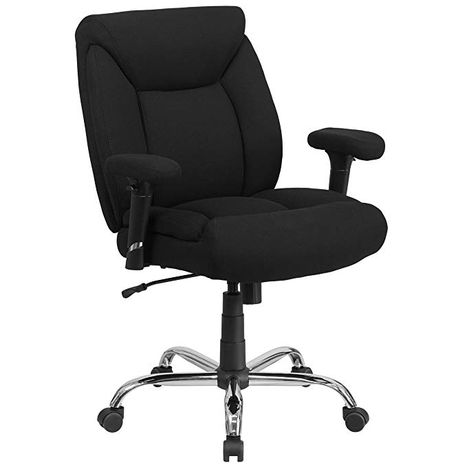 black cushion desk chair