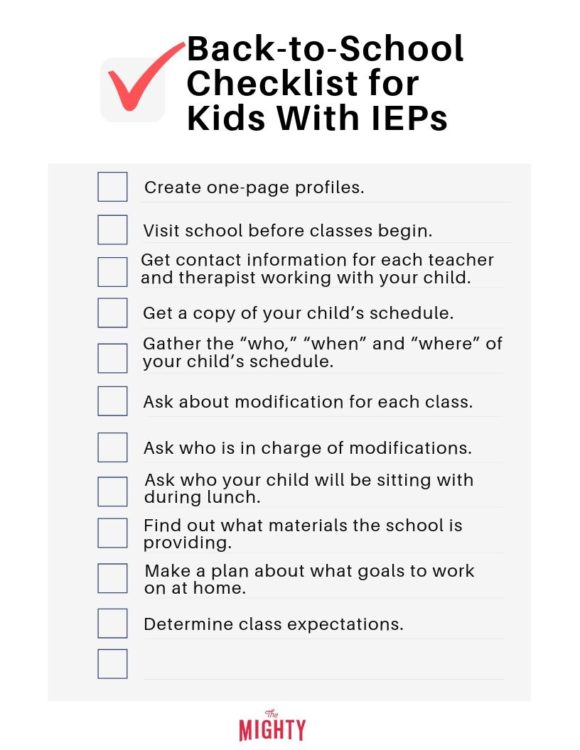 Back-to-school checklist