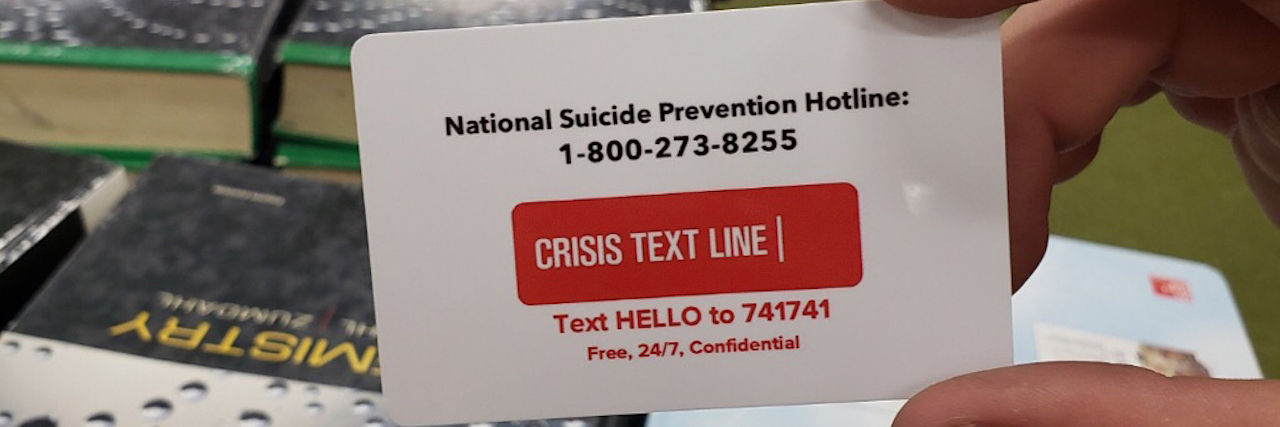 KHN: California Requires Suicide Prevention Phone Number on Student ID Suicide prevention info on the back of a student ID in California