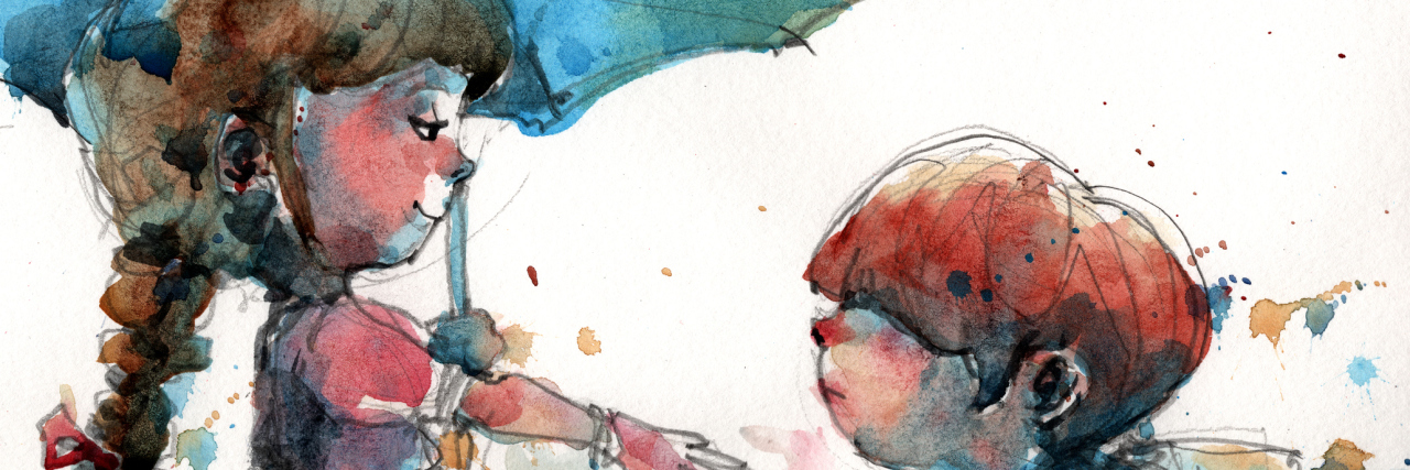 Letter to My Daughter, My 'Typical' Child Girl reaching hand to boy who is sitting on ground