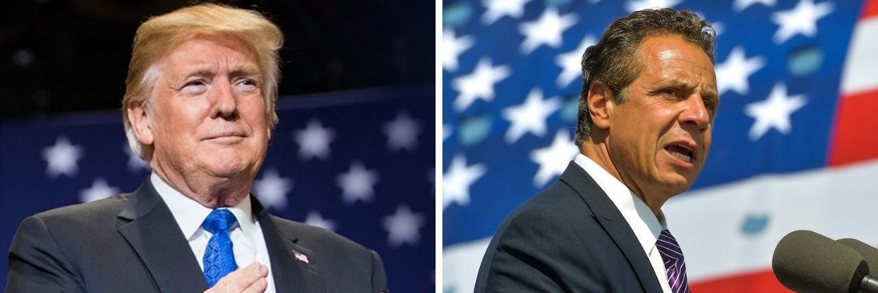 Trump, Cuomo's Bad Mental Health Solutions to Gun Violence New York Governor Andrew Cuomo and Donald Trump