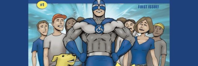 Disability Don't Mean Can't (DDMC) comic superhero DDMCman