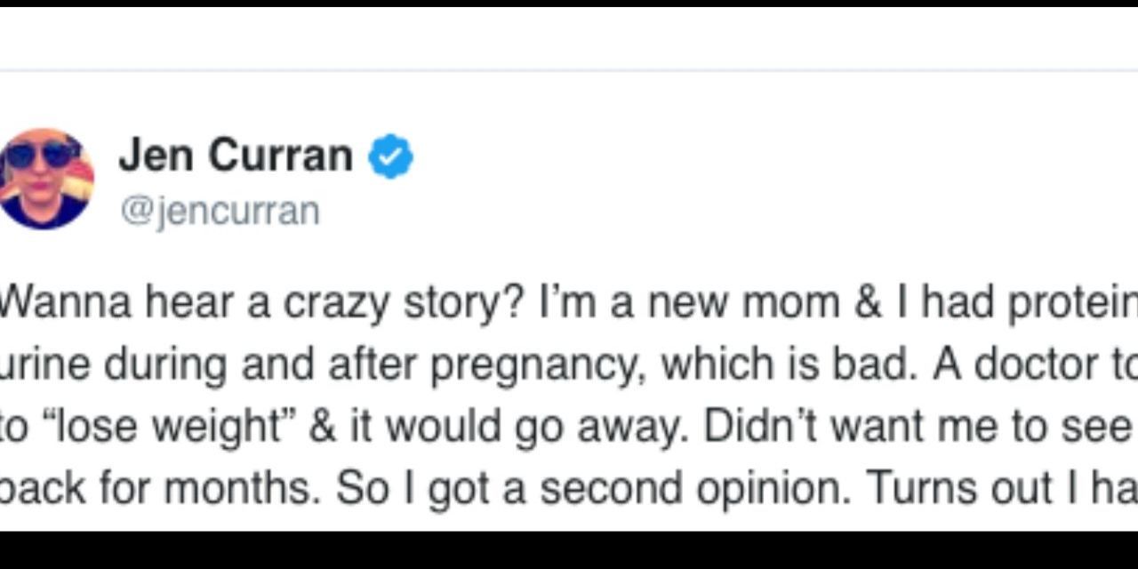 Comedian Jen Curran S Viral Twitter Thread Shows Dangers Of Doctors Weight Stigma