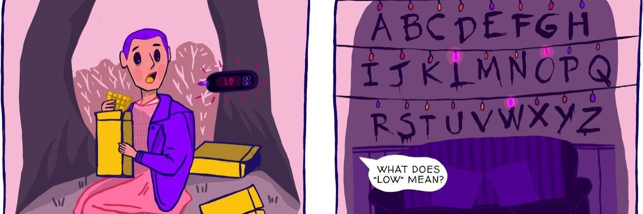 Comic Strip Shares How 'Stranger Things' Is Like Diabetes eleven eating eggos and alphabet lights