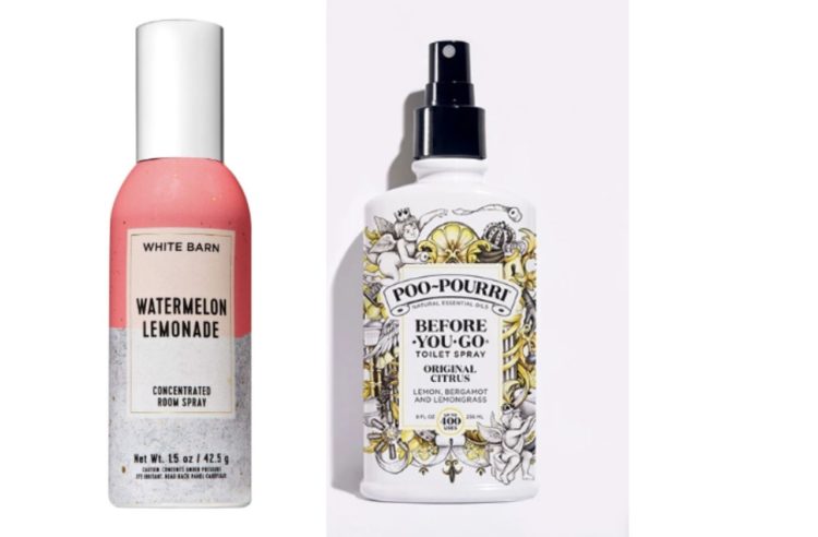 watermelon lemonade room spray and poo pourri