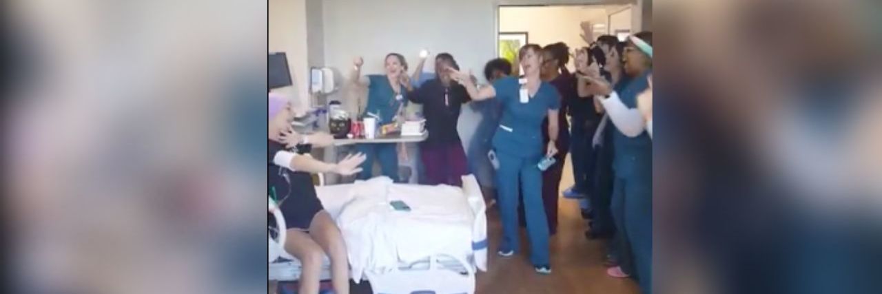 Nurses Sing Backstreet Boys to Woman With Leukemia Who Missed Concert nurses singing backstreet boys