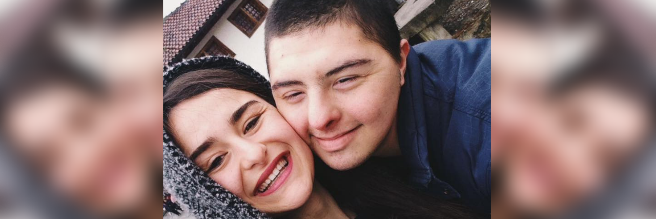 Responding to Ignorant Comments About Down Syndrome Fjolla with her friend who has Down syndrome.