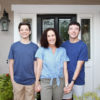 Shari with her two sons, one of whom is on the autism spectrum.