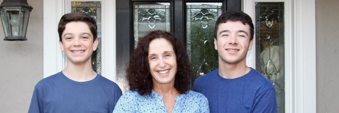 Accepting Your 'Unexpected' Child on the Autism Spectrum Shari with her two sons, one of whom is on the autism spectrum.