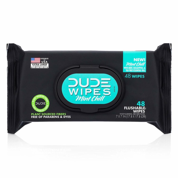 Dude Wipes in Black Package