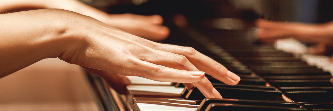 Life Changes Because of Chronic Illness Woman playing piano.