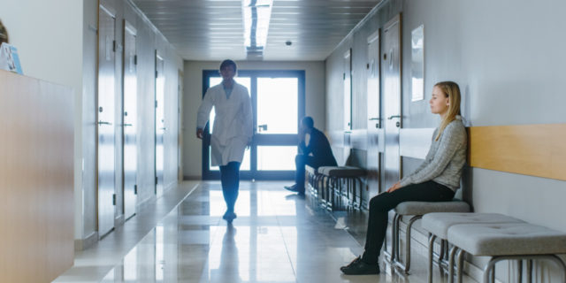 When Your Condition Is So Rare That No One Knows What to Do Woman waiting her turn at a hospital