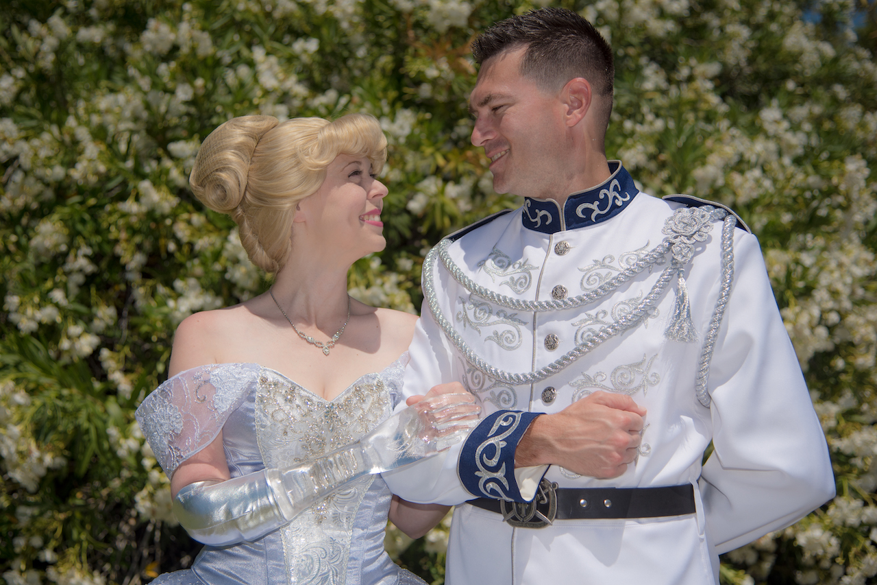 Mandy and Ryan Pursley as Cinderella and Prince Charming