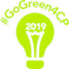 Go Green for CP logo designed by World CP Day