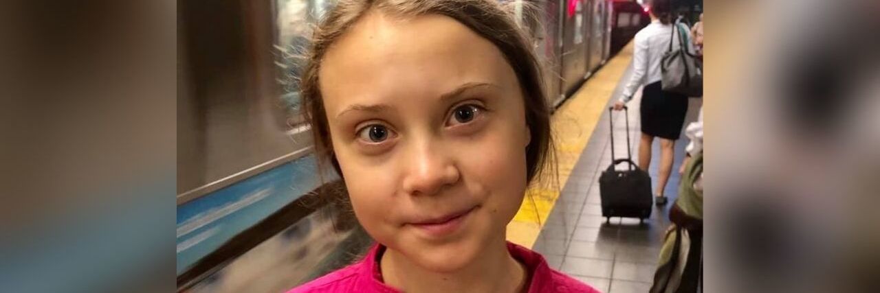Why Greta Thunberg Is a Role Model for Kids on the Autism Spectrum Greta Thunberg in the New York subway
