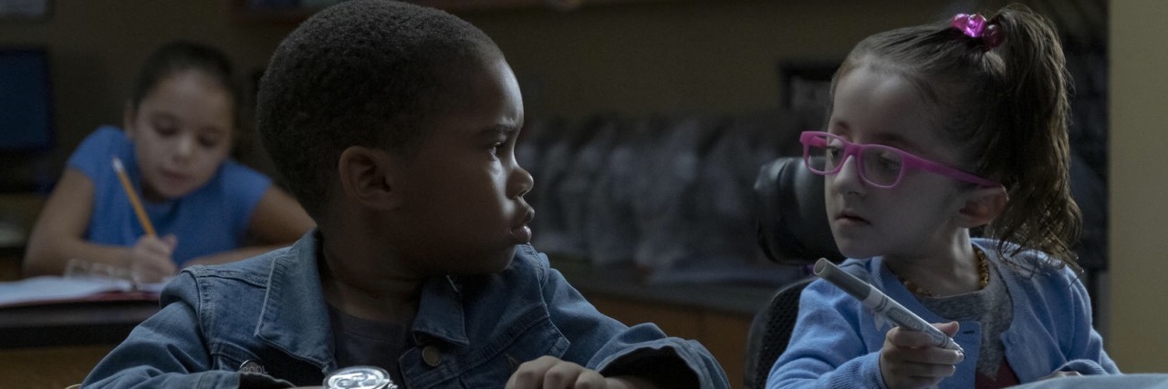 Meet Sammi, the 9-Year-Old Actress With a Disability Co-Starring in Netflix's 'Raising Dion' Esperanza (Sammi Haney) and Dion (Ja'Siah Young) star in the Netflix series "Raising Dion." Sammi has a disability, osteogenesis imperfecta, and uses a wheelchair.
