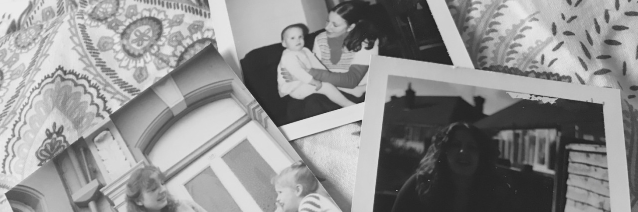 How My Mom's Personality Stayed the Same Despite Dementia image is of 3 polaroid type photos of two women