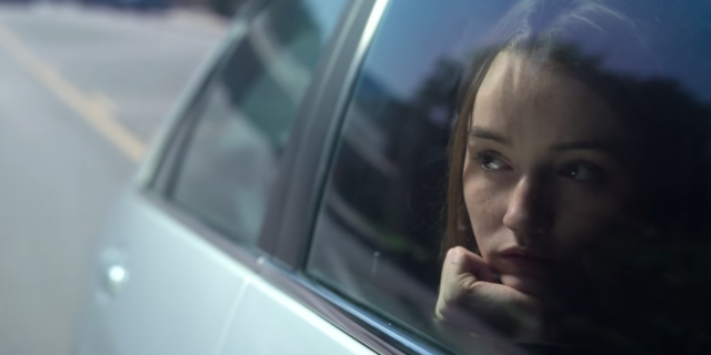 How It Feels to Watch Netflix's 'Unbelievable' as a Rape Survivor screenshot of Netflix's Unbelievable showing lead character looking out of car window