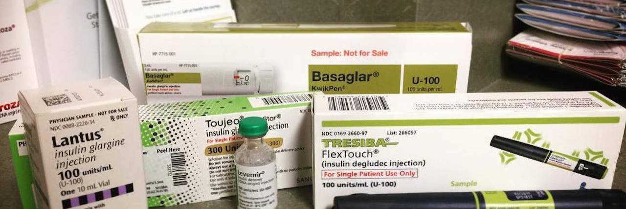 The Different Types of Basal Insulins and How They Work different brands of basal insulin on table