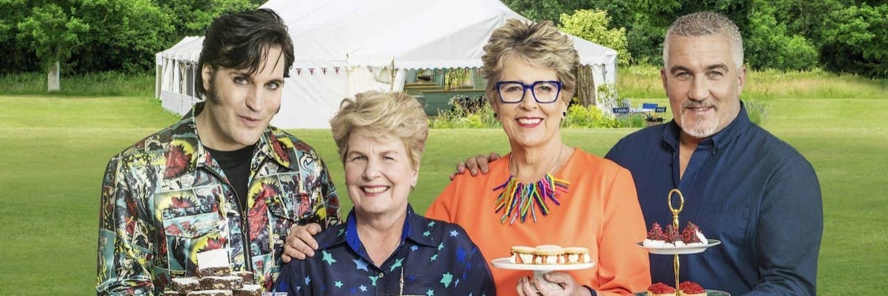 Cast of "The Great British Bake Off"