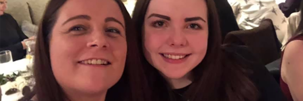 To the Friend Who Has Supported Me With Bipolar and Borderline photo of two women, one older, posing for photograph