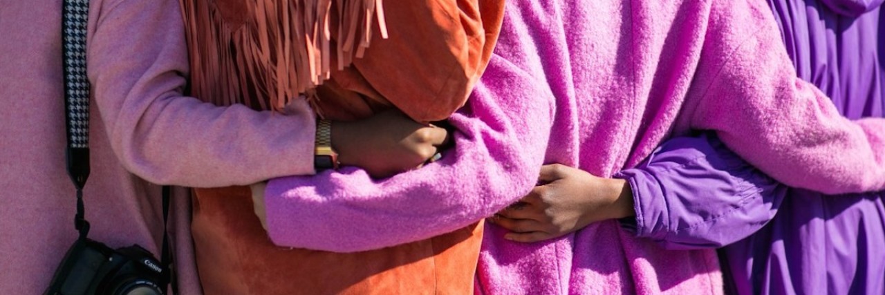 Finding Your Tribe After Your Child's Diagnosis a group of women embracing in support