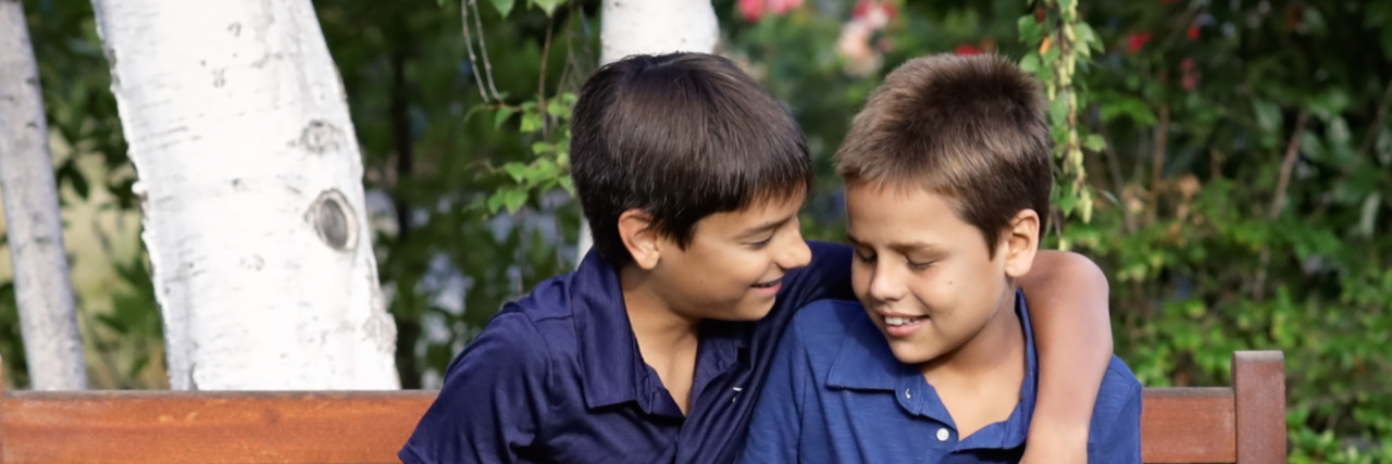 Letter to the Neurotypical Sibling of a Child on the Autism Spectrum Lara's two sons, one with autism and one neurotypical.