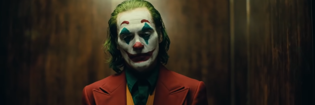 Screenshot from "The Joker."