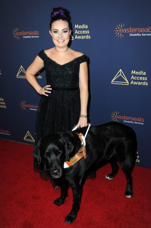 BEVERLY HILLS, CA - NOVEMBER 14: Molly Burke attends the 40th Annual Media Access Awards In Partnership With Easterseals at The Beverly Hilton Hotel on November 14, 2019 in Beverly Hills, California. (Photo by Joshua Blanchard/Getty Images for Media Access Awards )