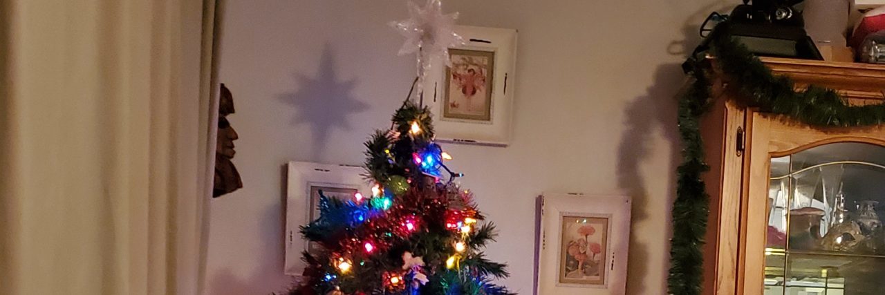 Taking the Holidays Day By Day With Chronic Illness Sarah's Christmas tree.