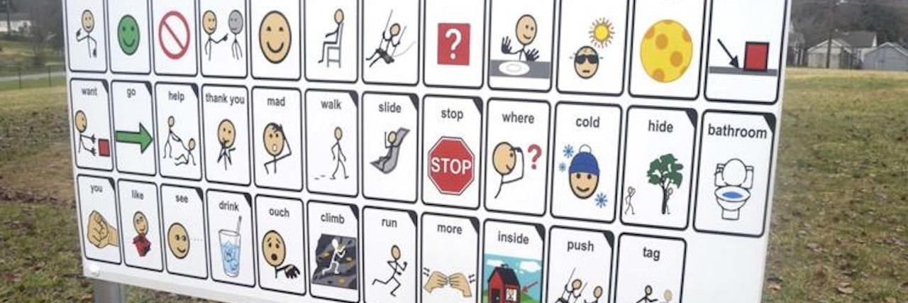 Communication Board Makes Recess Accessible to Nonverbal Students Communication board at Morningside Elementary School