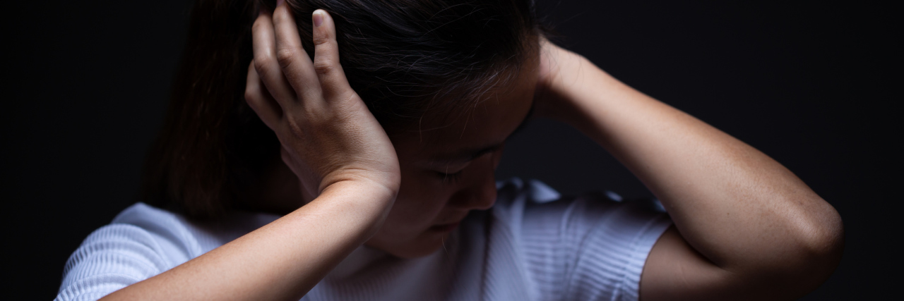 I’m Angry That I Need Anger Counseling Woman covering her ears