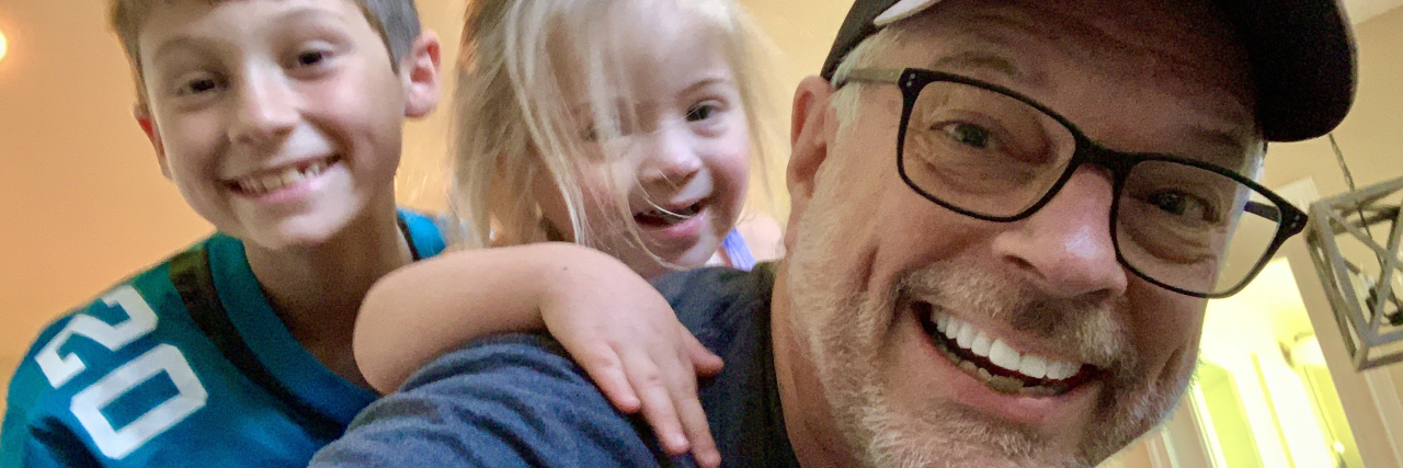 Supporting My Granddaughter Who Has Down Syndrome Juliette Westerman with her brother, Hudson and Grandpa