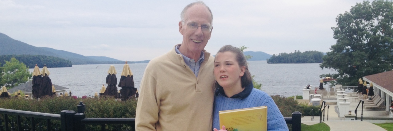 How My Teen With Autism Processes the Loss of a Loved One A teenage girl is standing with her late grandfather