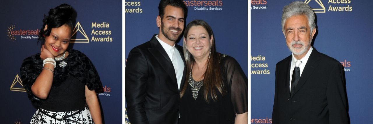 Media Access Awards Attendees on Why Disability Representation Matters Gigi Cunningham, Nyle DiMarco, Camryn Mannheim and Joe Mantegna